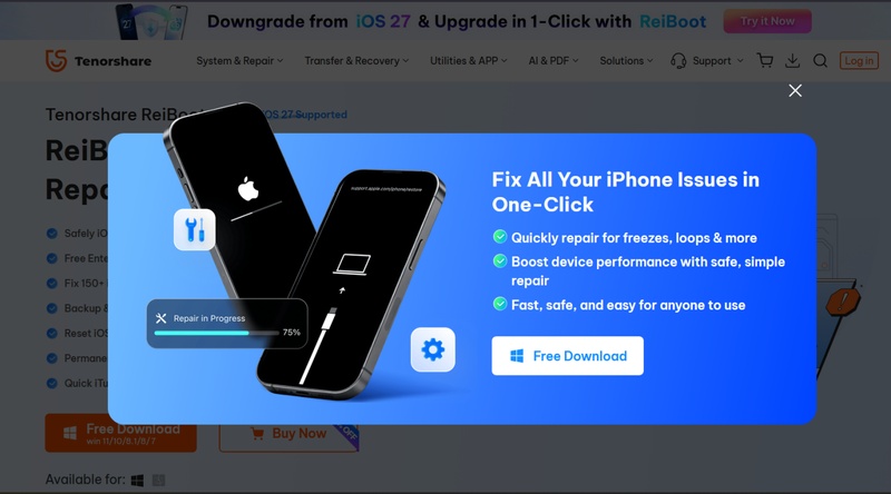 Download and Install Reiboot for Free