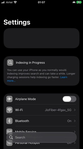 Indexing in Progress Causes Issues