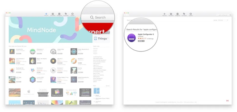 Installing Apple Configurator from Mac App Store