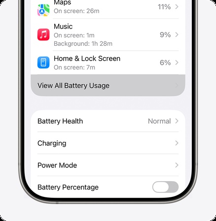 ios battery health and service recommendations