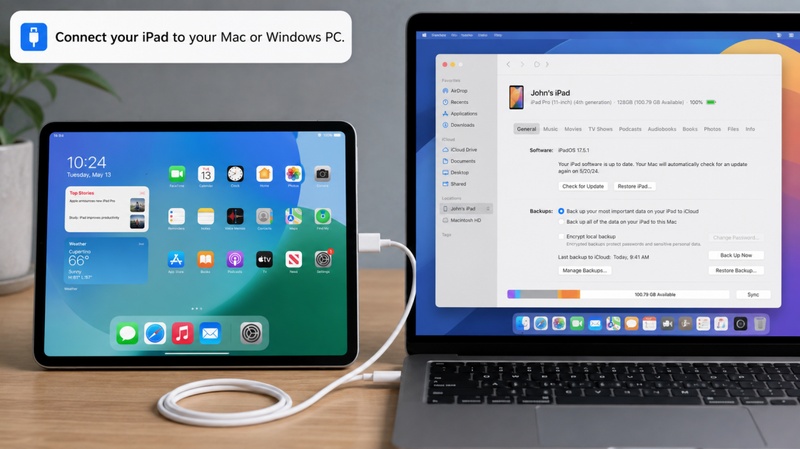 Ipad Connected to a Computer