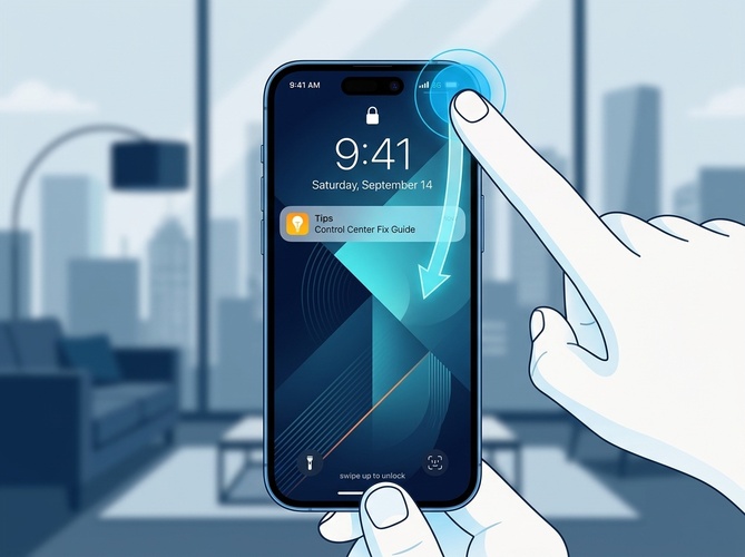 Пункт управления на iPhone 18 не открывается свайпом