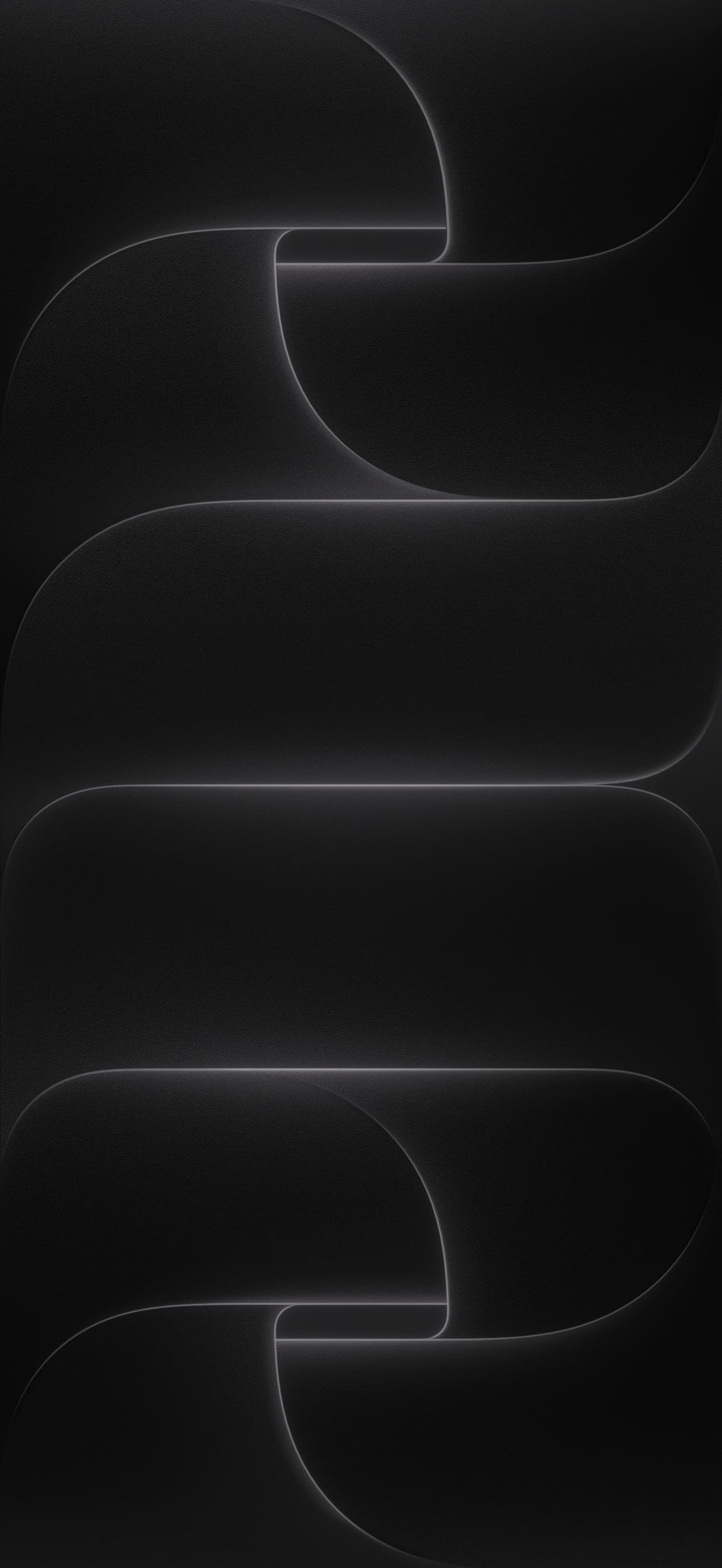 iPhone 18 Pro ブラックのホーム画面用壁紙