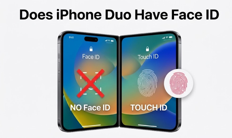 Touch ID في الزر الجانبي لـ iPhone Duo