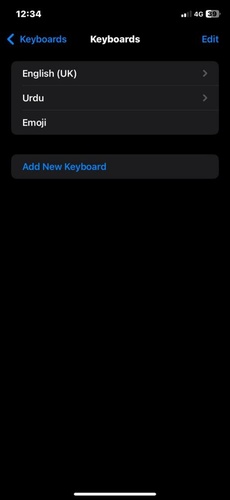 Iphone Keyboard Settings Navigation Path