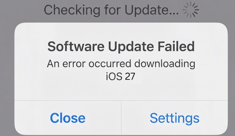 Iphone Update Connection Error Explanation