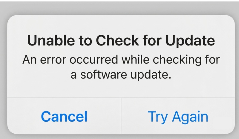 Iphone Update Installation Failed and Stuck