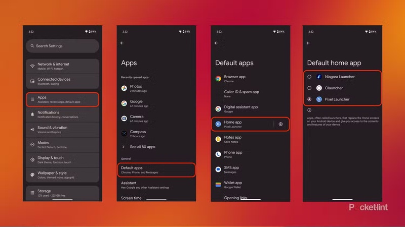 iOS 27 Launcher als Standard auf Android festlegen