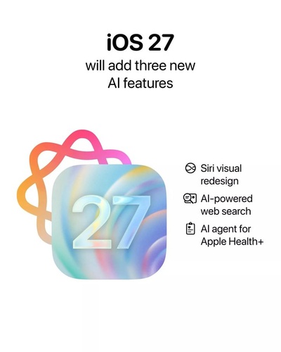 Powerful Siri Ai in Ios 27