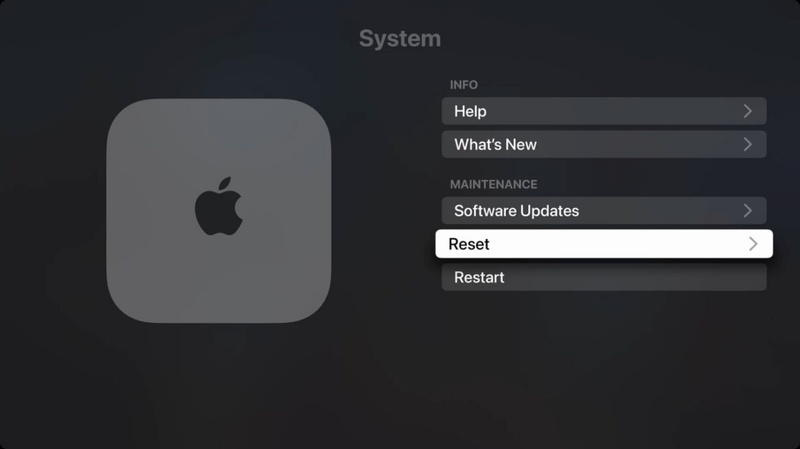 Reset the System