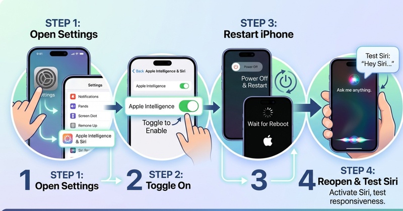Restart Iphone Then Test Siri