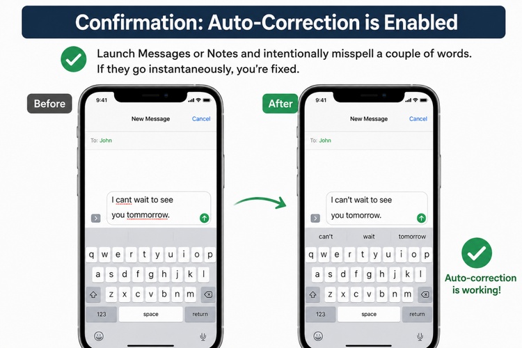 Restart Iphone to Fix Text Input