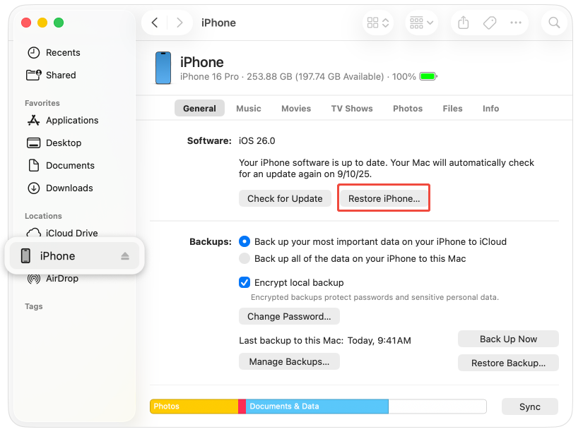 restore-iphone-via-itunes