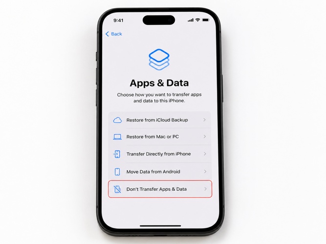 Setup Without Import Requires Newer Ios