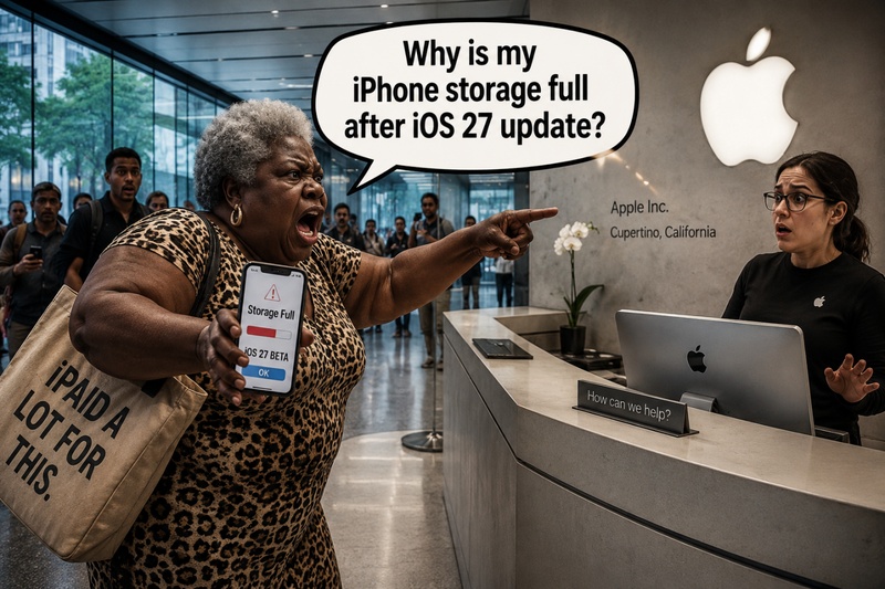 安裝 iOS 27 Beta 後儲存空間增加