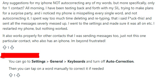 Turn Auto Correction Off Wait Then on