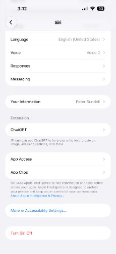 Как отключить Siri AI на iPhone в настройках iOS 27