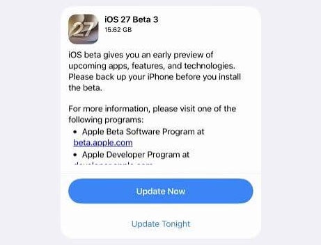 تحديث نظام iOS