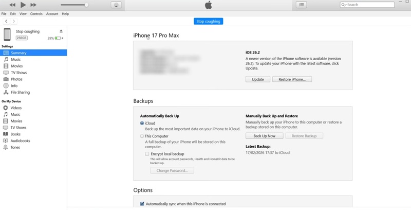 Update Reinstalls Ios While Preserving Data