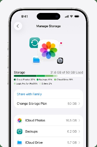 Check Icloud and Iphone Storage