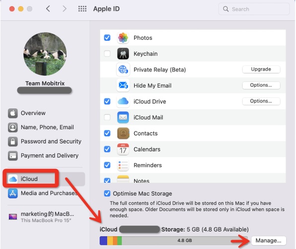 Check Icloud Storage