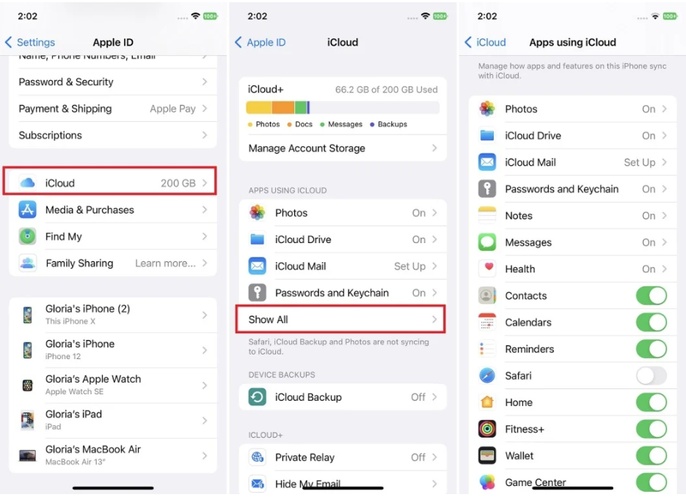 Check Your Icloud Sync Settings