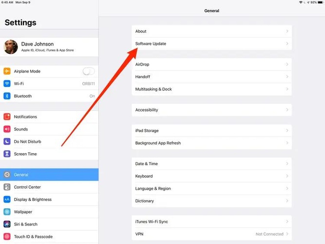 Ipados Software Update Check