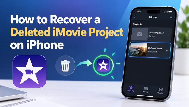 recover deleted imovie project on iphone