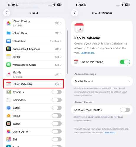 Refresh Calendar Sync