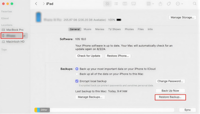 Restore Deleted Ipad Data from an Itunes