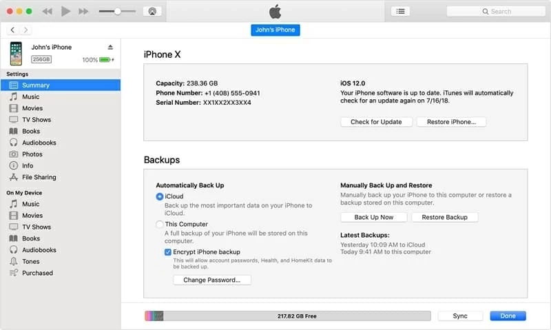 restore voice memos from a finder or itunes backup