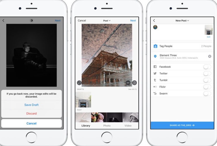 Save the Instagram Drafts from Your Old Iphone