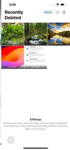 Select a File to Recover