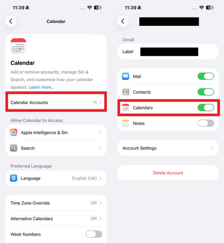 Turn on Calendar Sync for Your Account