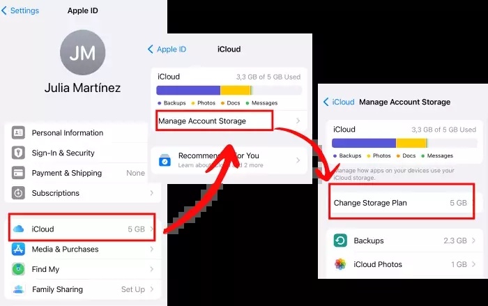 Upgrade Icloud Storage Plan