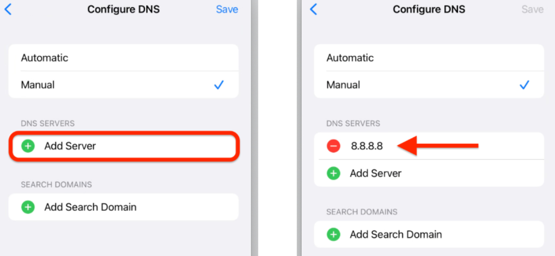 add server