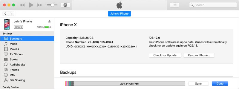 check for update on itunes