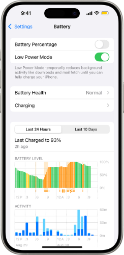 Enable Power-Saving Mode