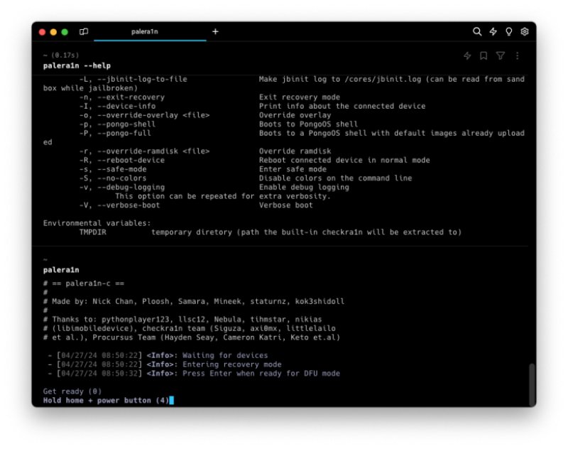 palera1n jailbreak follow instructions