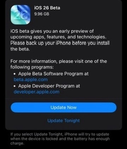 Esperar una actualización de iOS