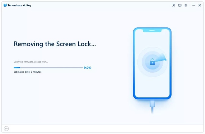 4ukey unlocks iphone duo passcode automatically