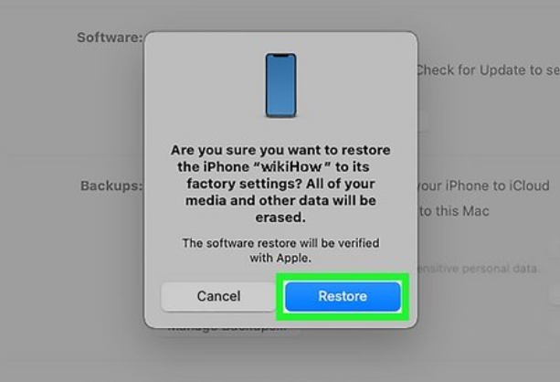 select restore