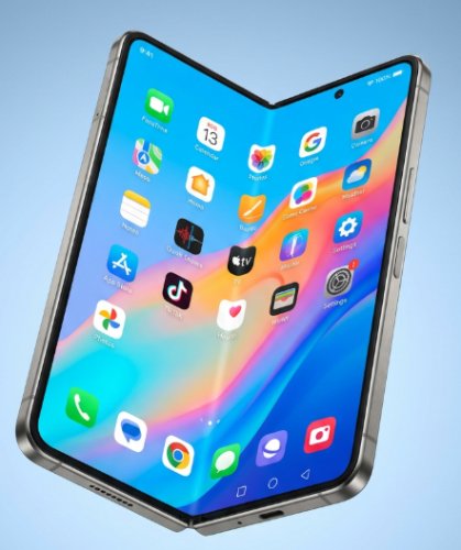 apple logo appears
