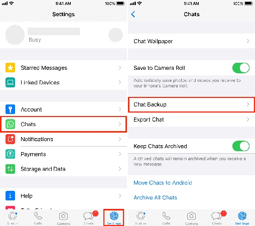 نسخ محادثات WhatsApp احتياطيًا على Android