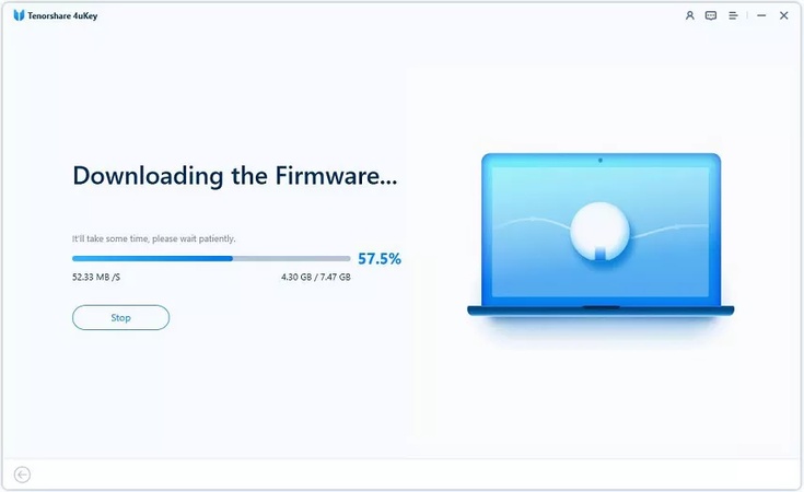 scegliere la posizione e scaricare il firmware