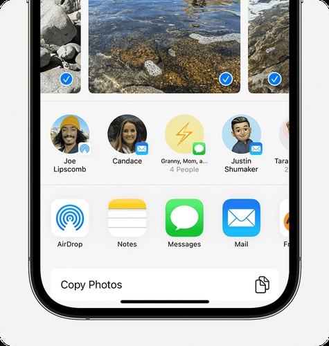 توصيل iPhone عبر كابل أو iCloud