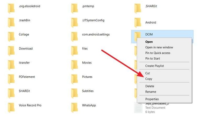 copy selected samsung files to computer