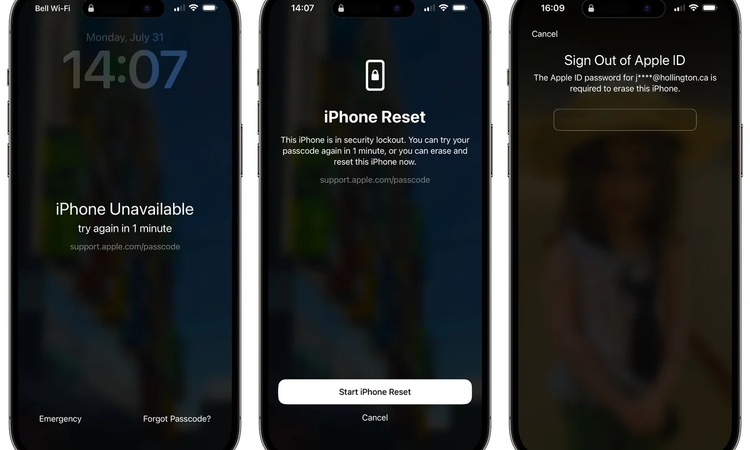 إدخال كلمة مرور حساب Apple عند الطلب