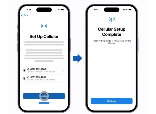 esim quick transfer
