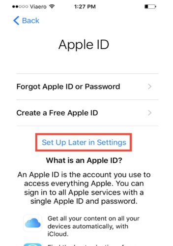 完成設定後再登入 Apple 帳號